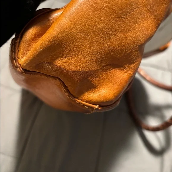 MICHAEL KORS Handbag Purse Large White Canvas Brown Leather Tote Bag - Picture 10 of 10